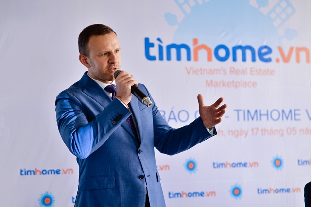 Ông Andrew Olejnik, Đồng sáng lập Homsters.com, công ty Công nghệ bất động sản quốc tế, Giám đốc điều hành Timhome.vn 
